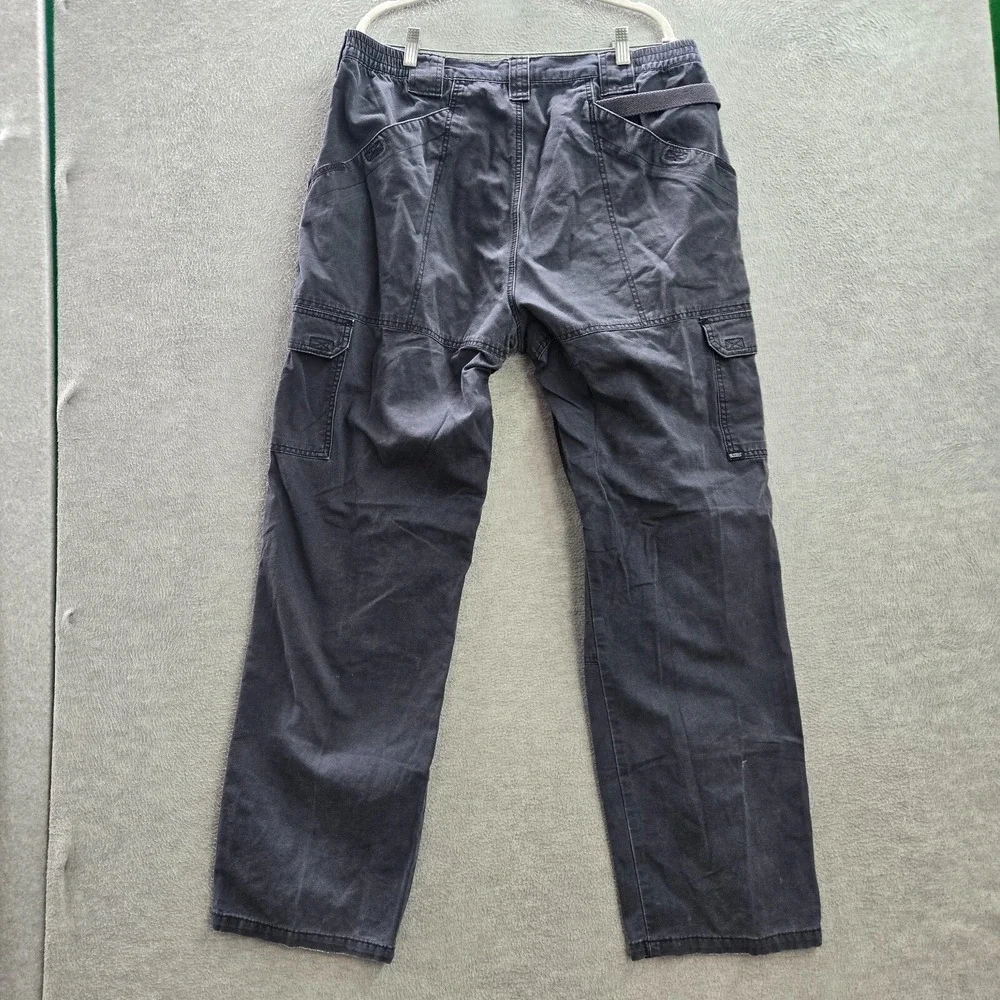 5.11 Tactical‎ Men Pants 38x34 Gray Cargo Pockets Canvas Work
